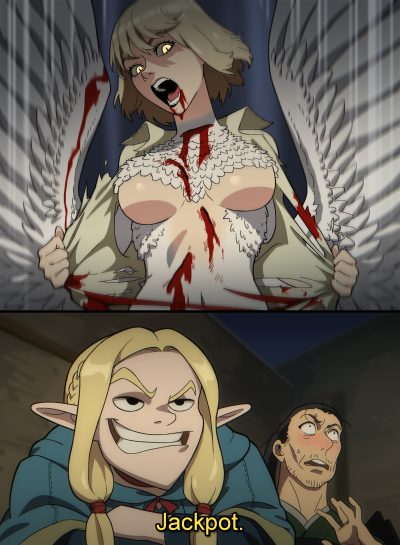Marcille is too hungry