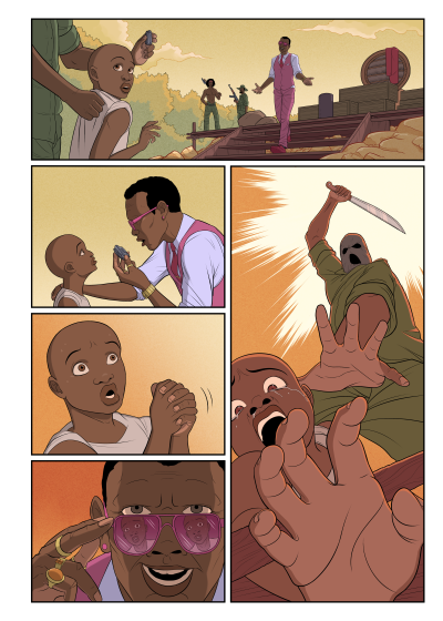 Old comic beginning color 2